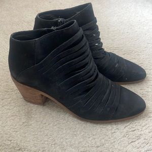 Lucky brand black booties